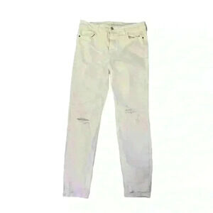 CELLO ripped white jeans